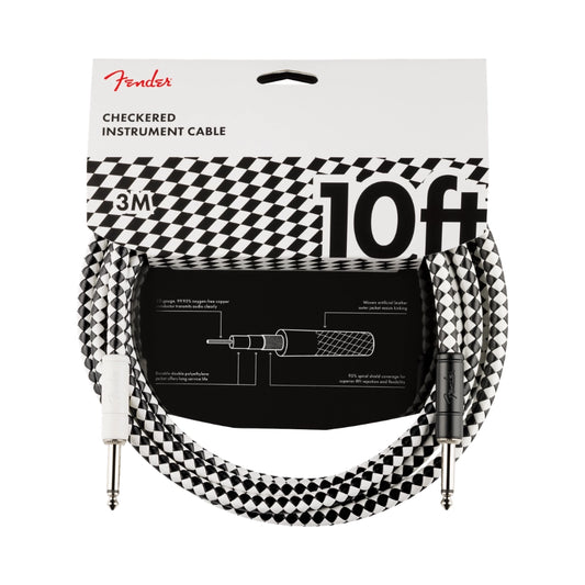 Fender 0990810288 Pro 10' Checkboard Instrument Cable
