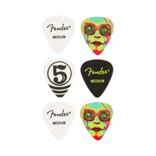 Fender 1980351049 John 5 351 Celluloid Picks (6 pack)
