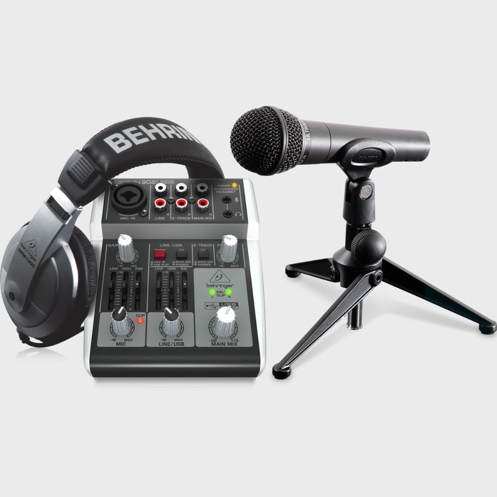 Behringer PODCASTUDIO 2 USB Complete PODCASTUDIO Bundle