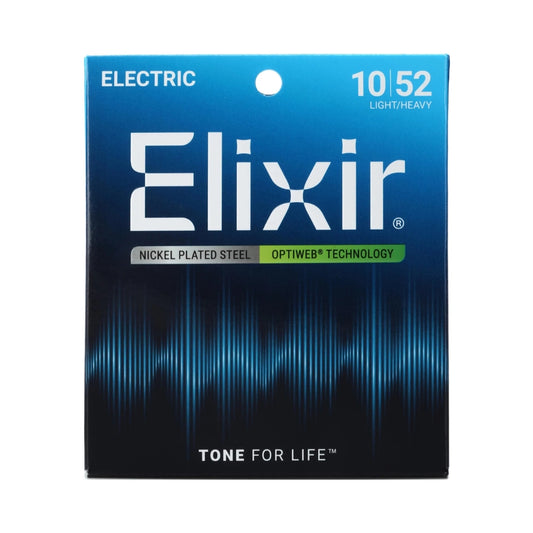 Elixir 19077 Optiweb Electric Guitar Strings - .010-.052 Light/Heavy