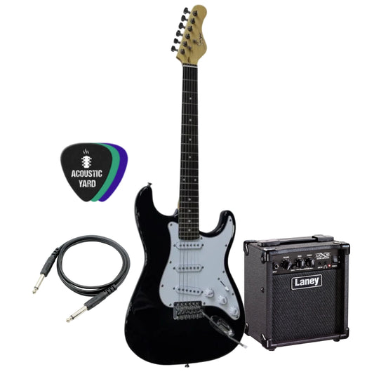 Smiger L-G1 & Laney LX10 Electric Guitar Bundle