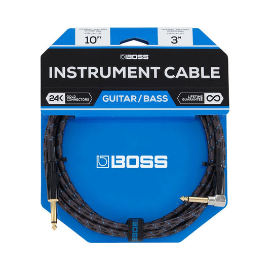 BOSS BIC-10A Instrument Cable (Angled)