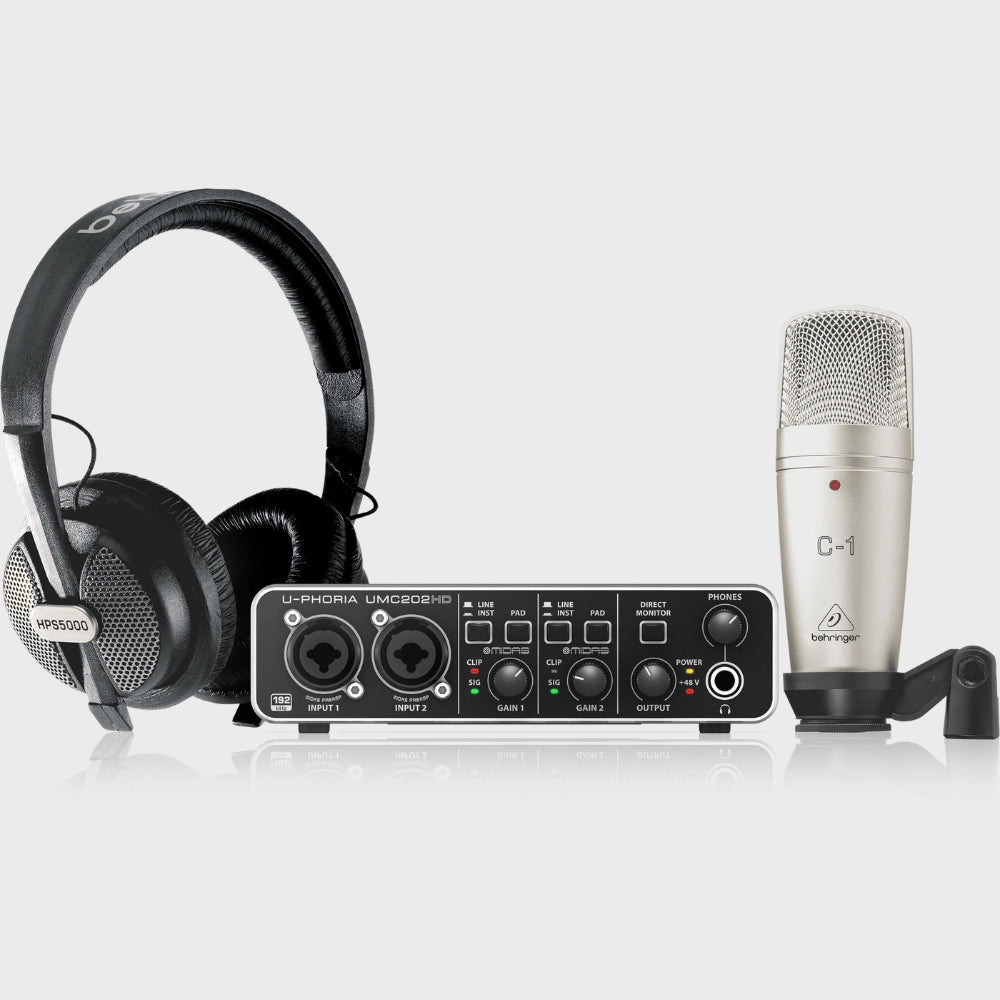 Behringer U-PHORIA STUDIO PRO Complete Recording Bundle