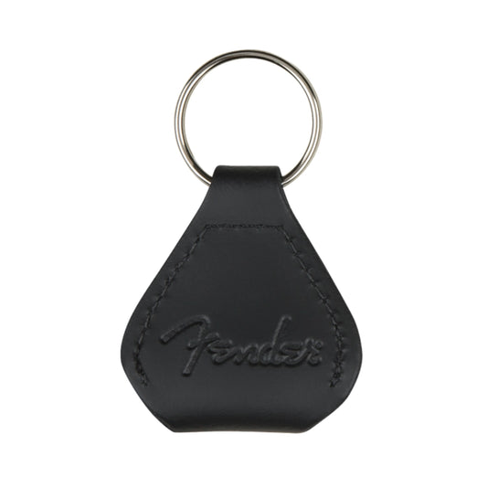 Fender 9106001606 Fender Leather Pick Holder Keychain, Black