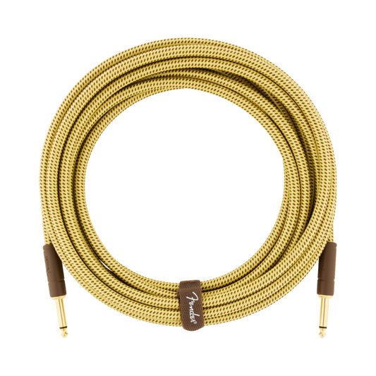 Fender 0990820089 Deluxe Series Instrument Cable, Straight/Straight, 10', Tweed