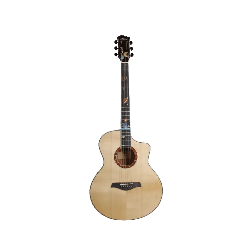 Aiersi SG02SMJ Jumbo Cutaway Acoustic Guitar