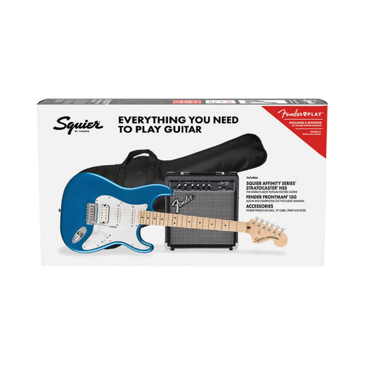 Fender 0372820602 Squier Affinity Series Stratocaster HSS Electric Guitar Pack