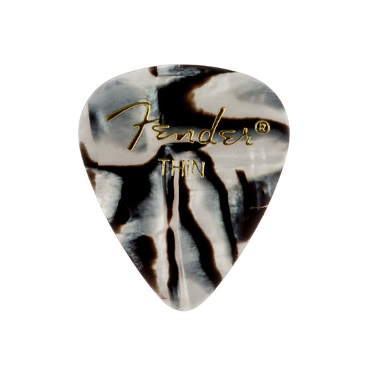 Fender Zebra Graphic Picks, 351 Shape - 12 Pack (Multiple Sizes Available)