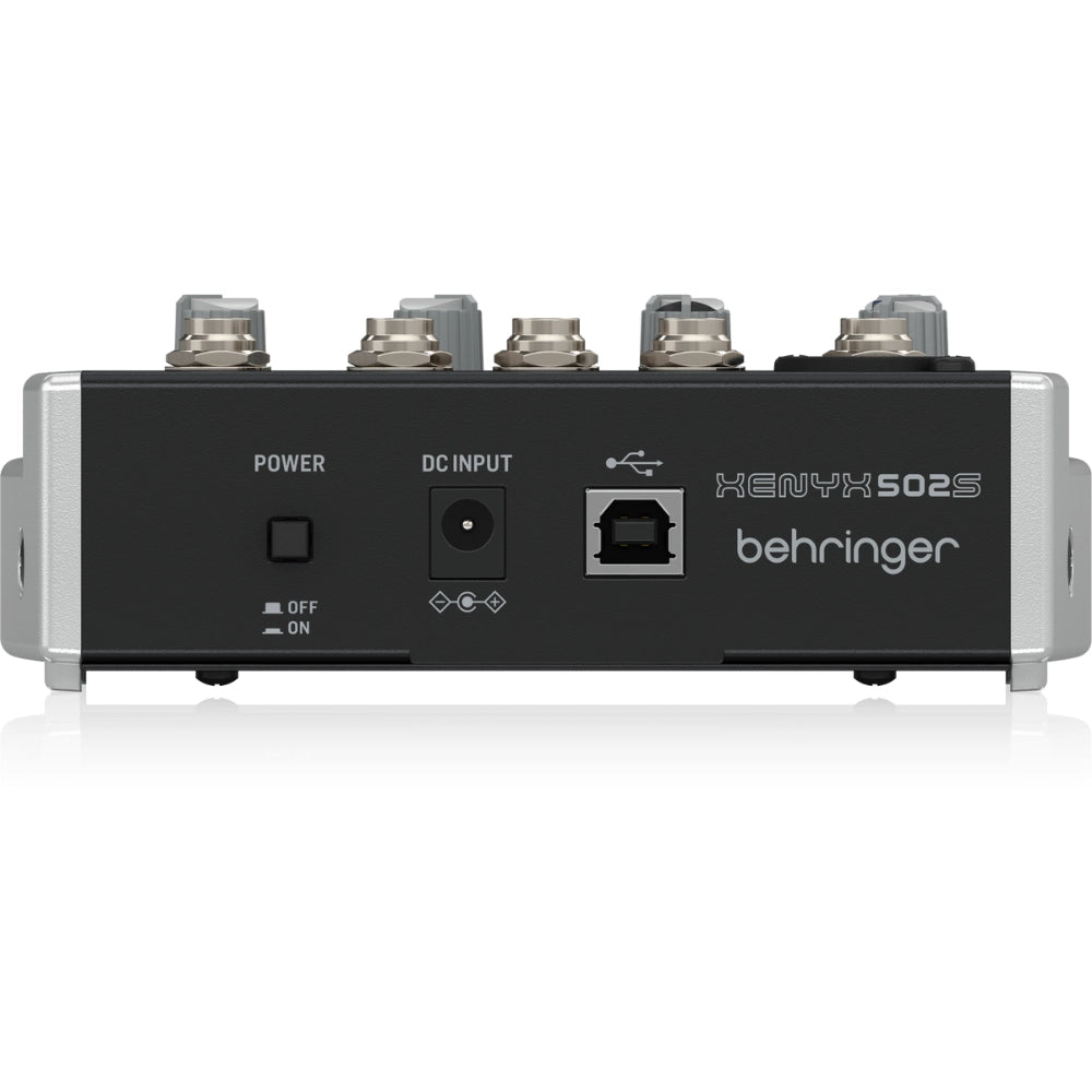 Behringer XENYX 502S Analog 5-Input Mixer with USB Streaming Interface