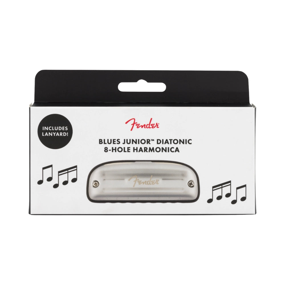 Fender 0990701202 Blues Junior Diatonic 8-hole Harmonica, Key of G