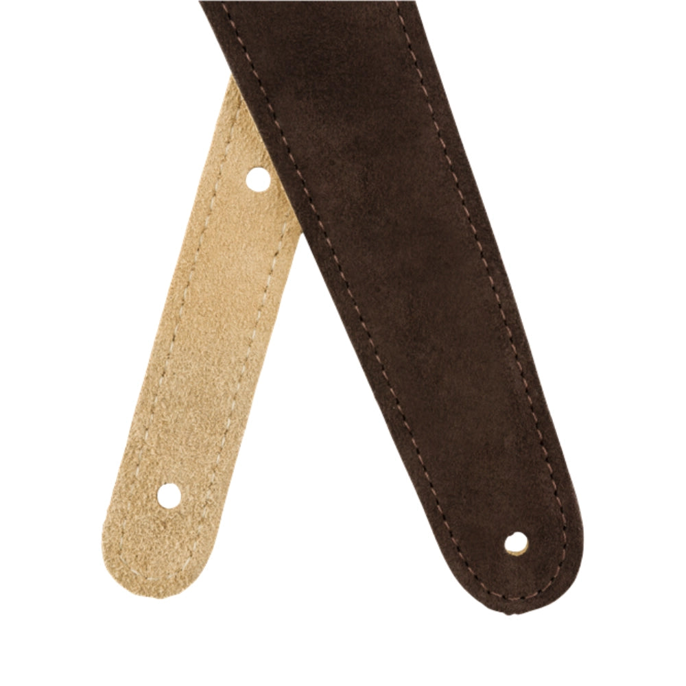 Fender 0990691021 Reversible Suede Strap, Brown/Tan, 2"