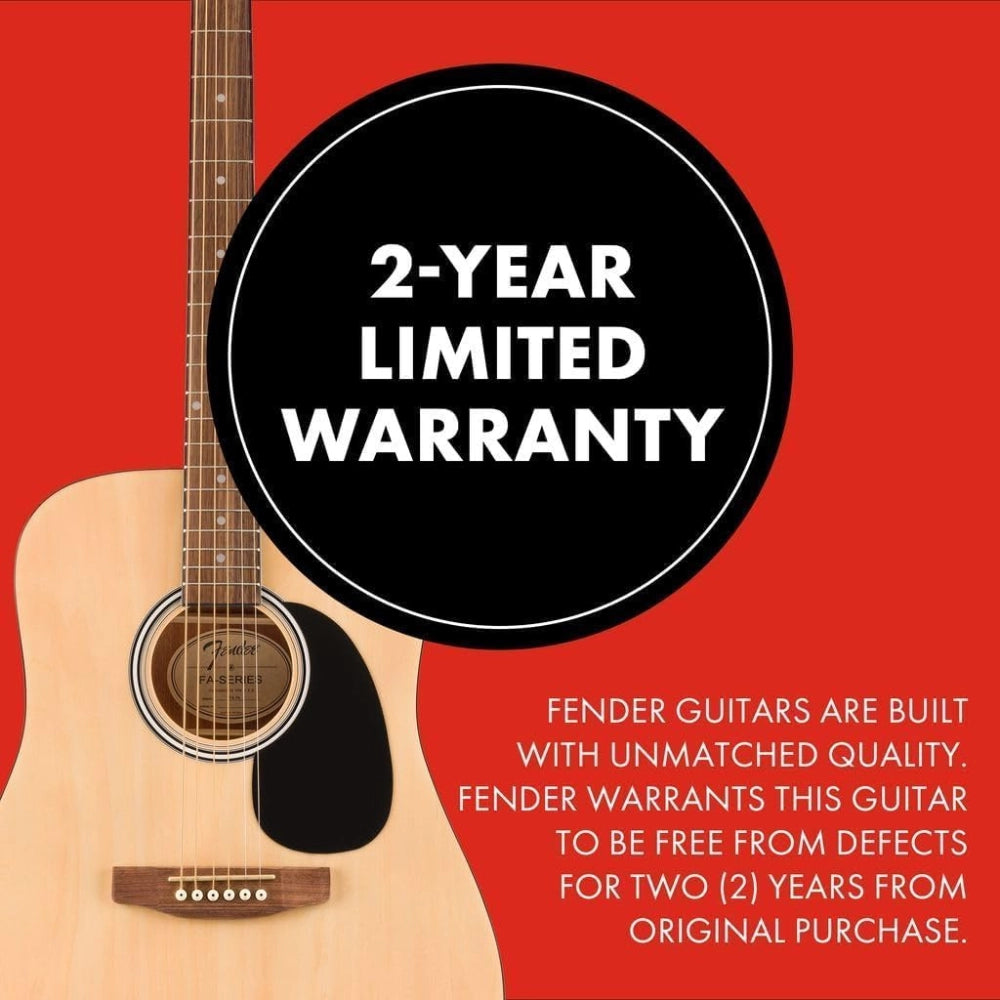 Fender 0971910421 FA-25 Acoustic Guitar Pack