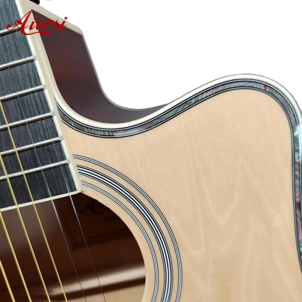 Aiersi SG028 Acoustic Guitar (Multiple Colors Available)