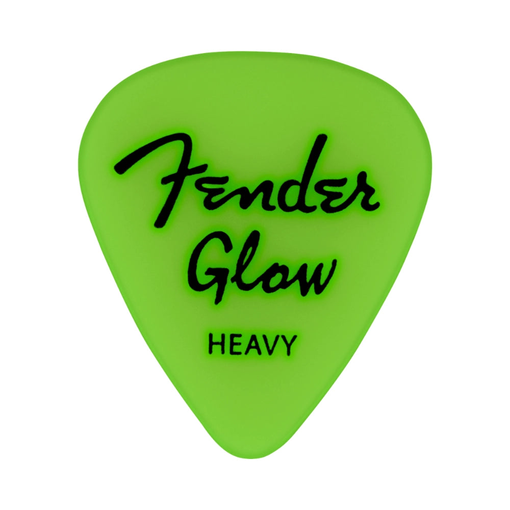 Fender 1980351020 Glow In The Dark 351 Picks, 12-Pack