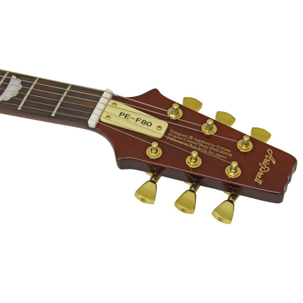 Aria PE-F80 Les Paul Style Electric Guitar (Multiple Colors Available)