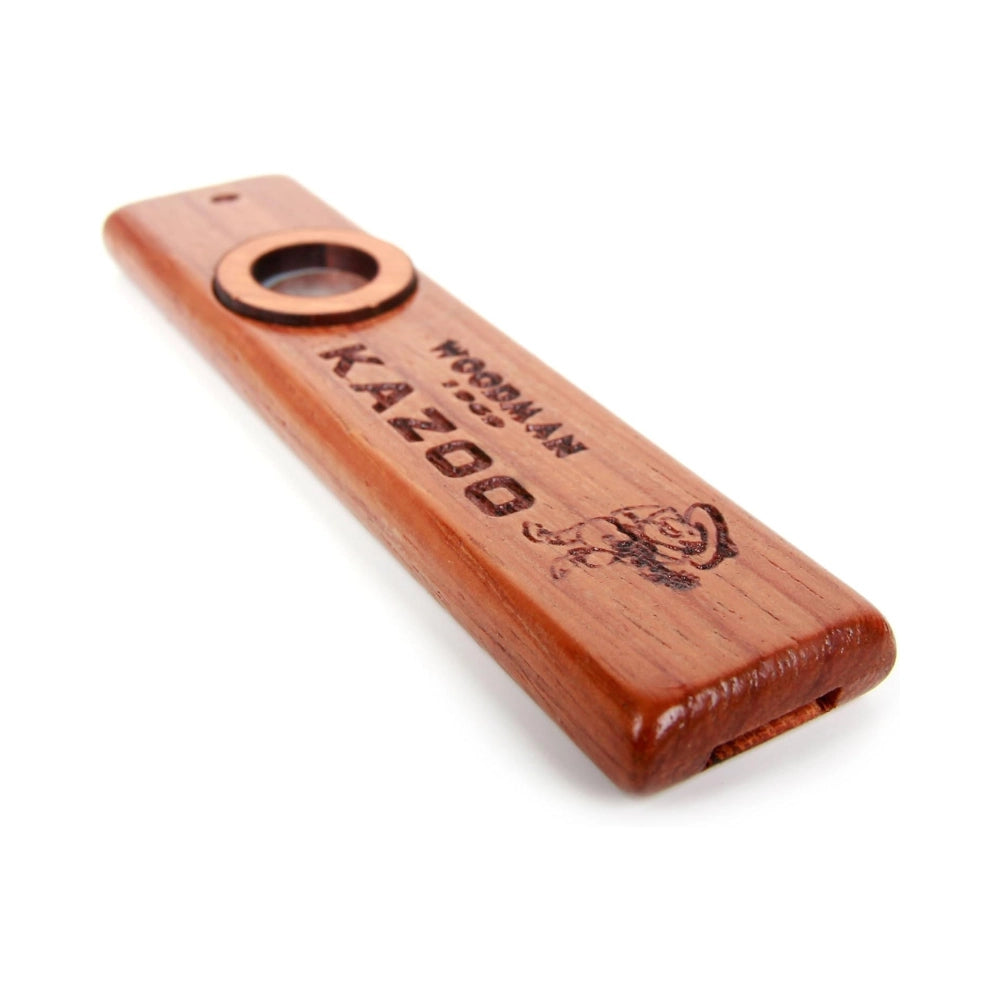 Wooden Kazoo with Metal Carry Case