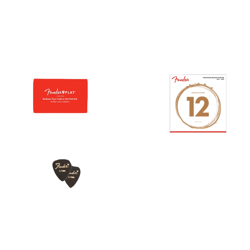 Fender 0971210721 FA-115 Dreadnought Acoustic Guitar Pack