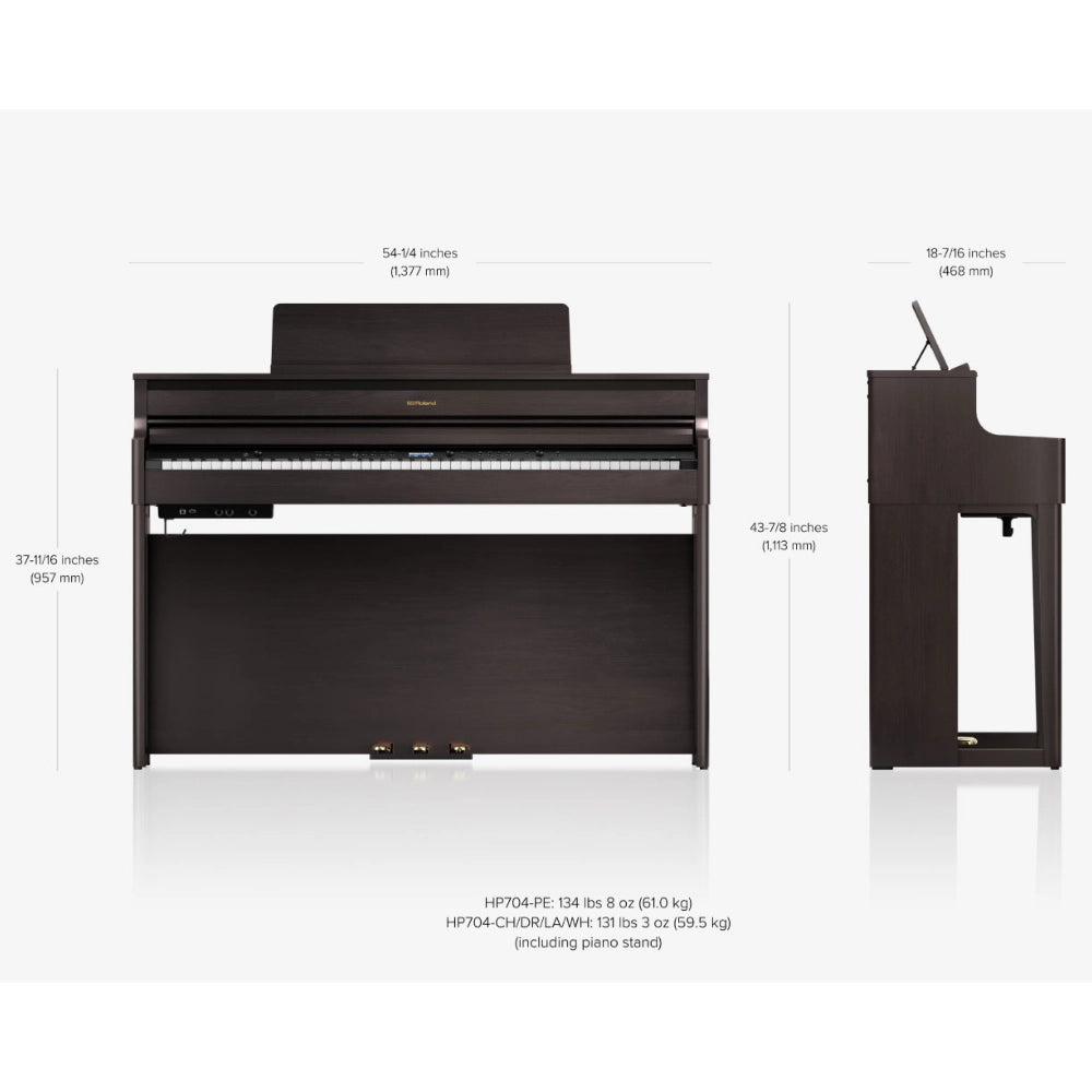 Roland HP-704-CH Digital Piano
