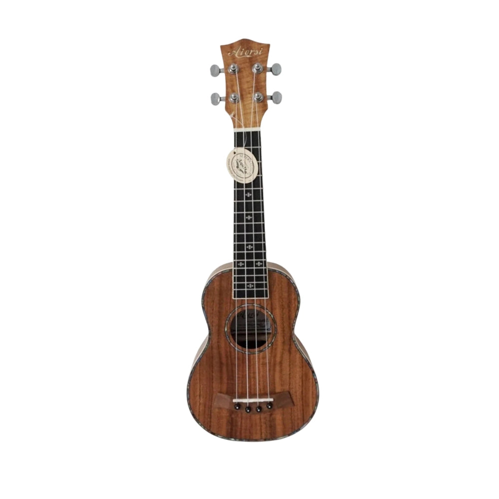 Aiersi SU071P 21" Koa Soprano Ukulele