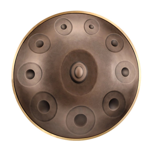 HLURU HG10-Bronze STL Handpan Drum 10 notes 22"