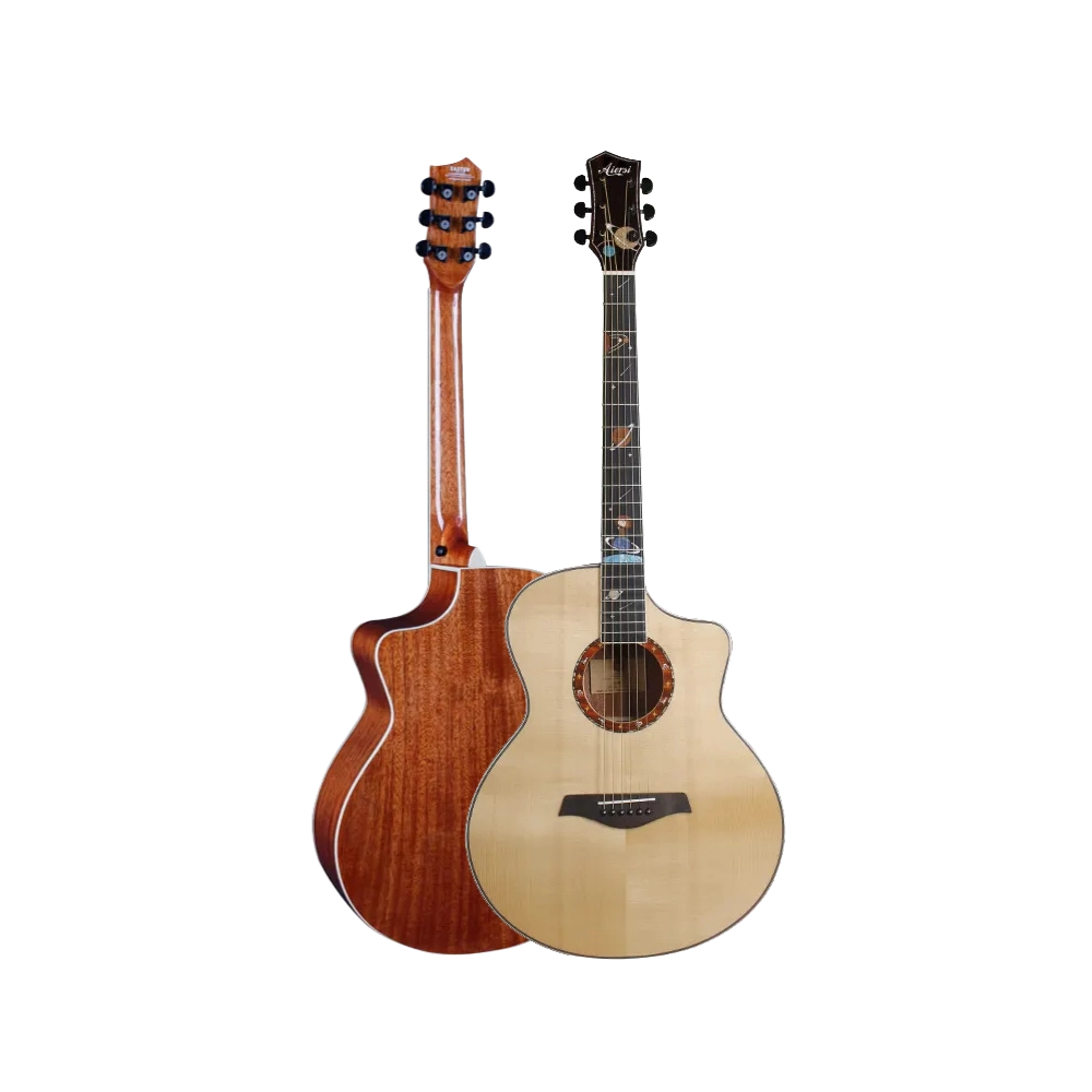 Aiersi SG02SMJ Jumbo Cutaway Acoustic Guitar