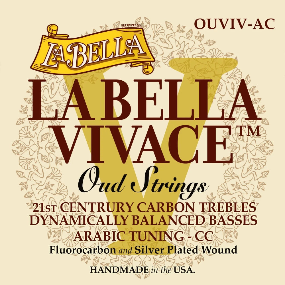 La Bella OUVIV-AC Vivace Oud Strings, Arabic CC Tuning