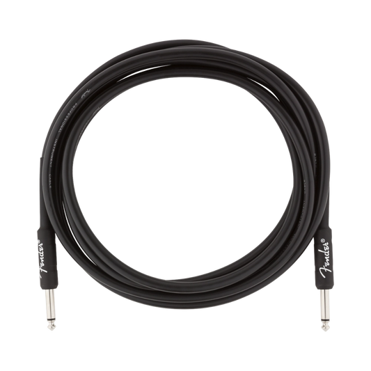 Fender 0990820024 Professional Series Instrument Cable, Straight/Straight, 10', Black