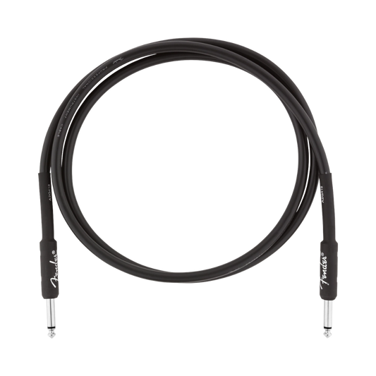 Fender 0990820026 Professional Series Instrument Cable, Straight/Straight, 5', Black