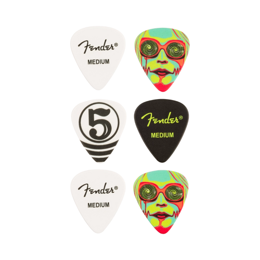 Fender 1980351049 John 5 351 Celluloid Picks (6 pack)