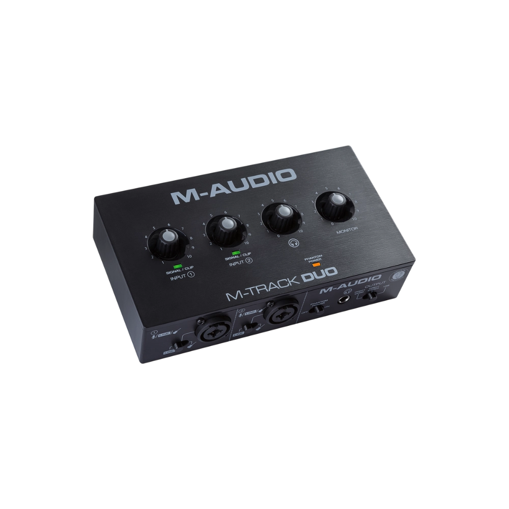 M-Audio M-Track Duo 2-channel USB Audio Interface with 2 Combo Inputs