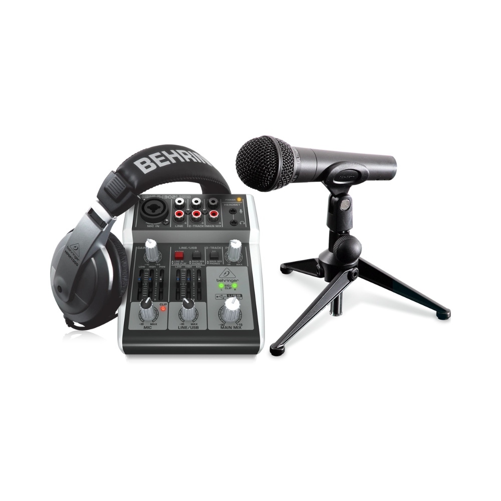 Behringer PODCASTUDIO 2 USB Complete PODCASTUDIO Bundle