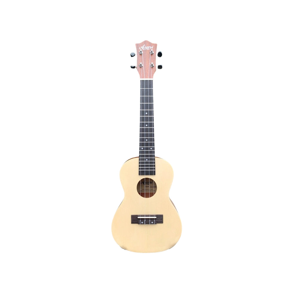 Aiersi SU034B 24" Spruce Top Concert Ukulele