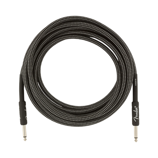 Fender 0990820065 Professional Series Instrument Cable, 15', Gray Tweed