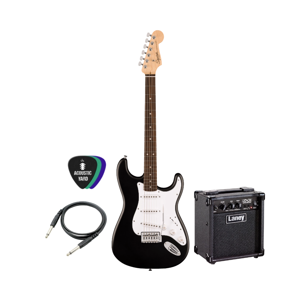 Fender's Squier Debut Stratocaster with Laney LX10 Bundle
