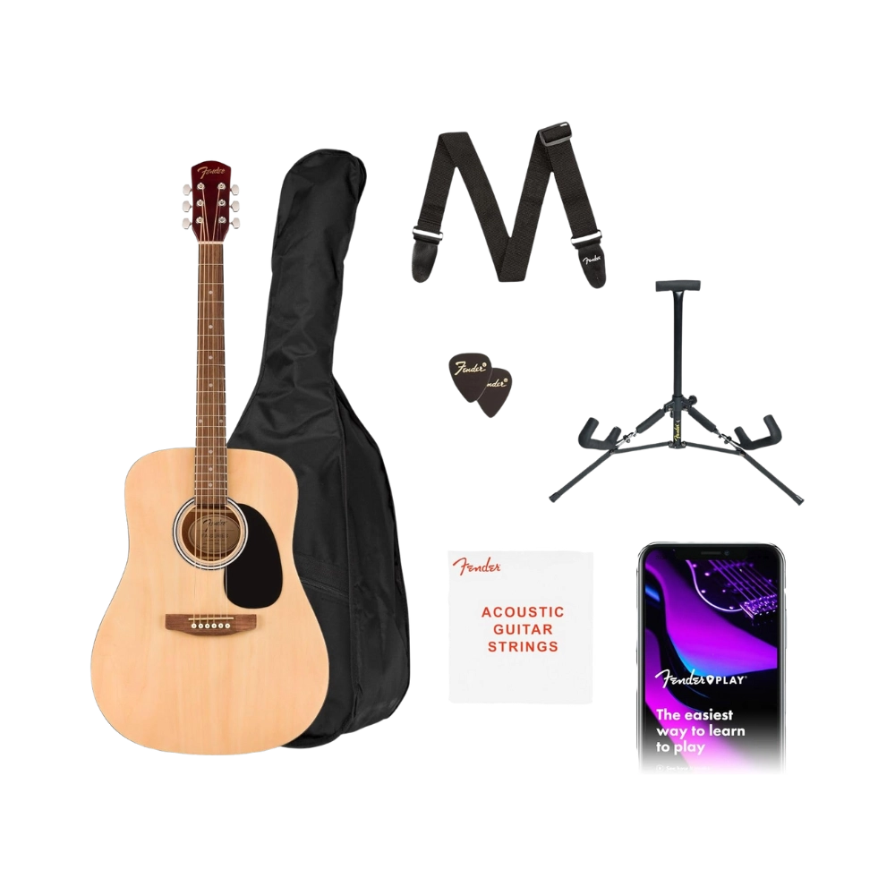 Fender 0971910421 FA-25 Acoustic Guitar Pack
