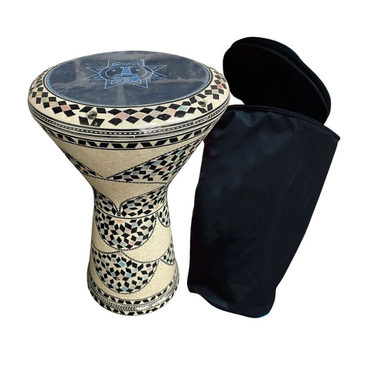 Egyptian Ceramic with Bag Darbuka - Derbake