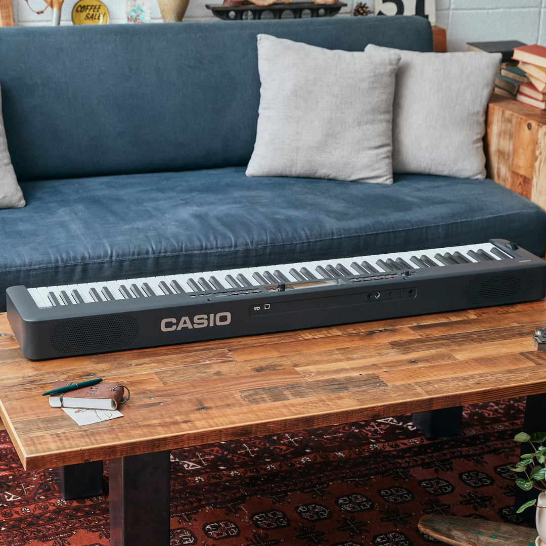 CDP-S360BK Casio piano keyboard with stand
