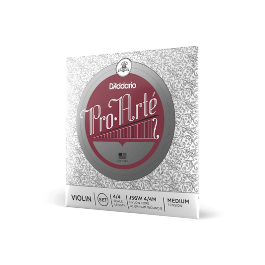 D'Addario Pro-Arté Violin String Set with Wound E 4/4 Scale Medium Tension J56W 4/4Mshop store beirut lebanon