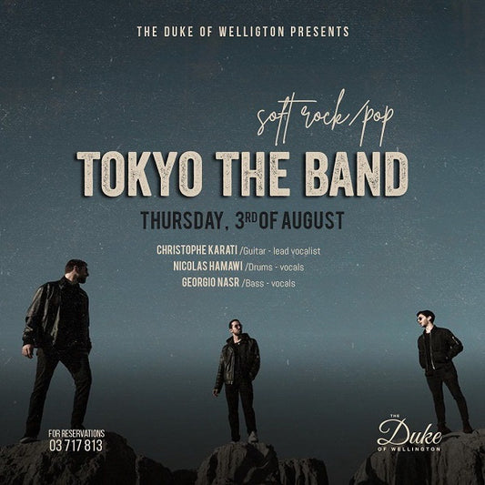 Tokyo the band at The Duke this Thursday 3rd of Aug