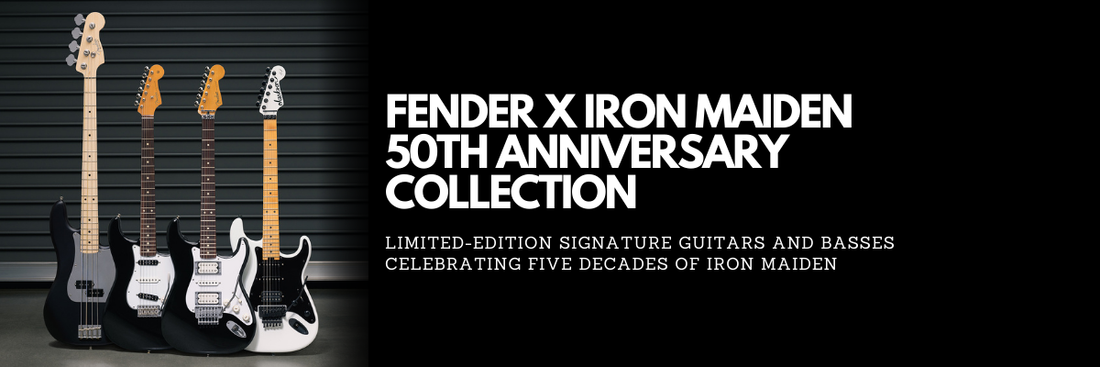 Fender x Iron Maiden 50th Anniversary Signature Collection