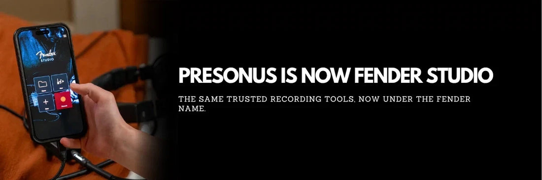 PreSonus Is Now Fender Studio – Here's What You Need to Know