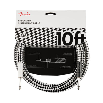 Fender 0990810288 Pro 10' Checkboard Instrument Cable