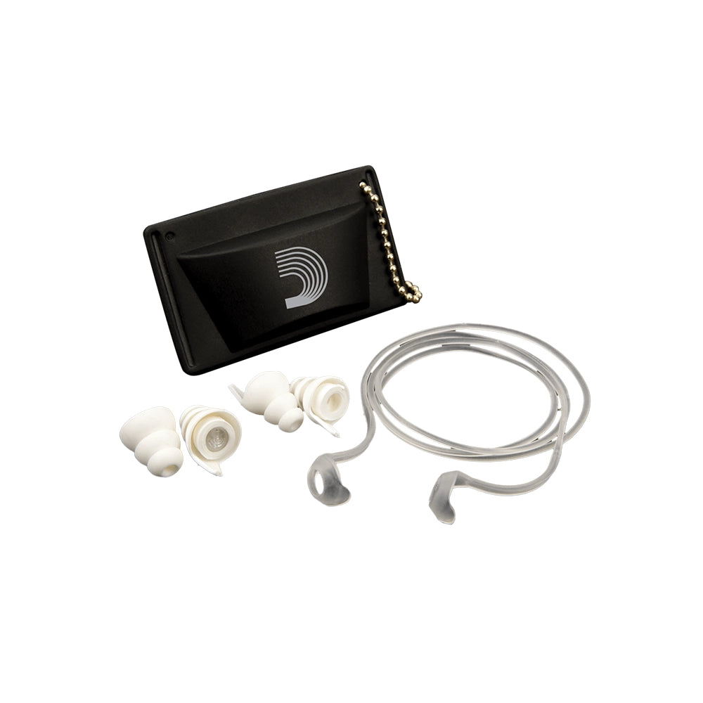 D'Addario Pacato Full Frequency Earplugs Reusable, Pair PWPEP1