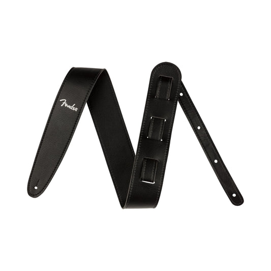 Fender 0990647000 Vegan Leather Strap, Black, 2.5", Microfiber