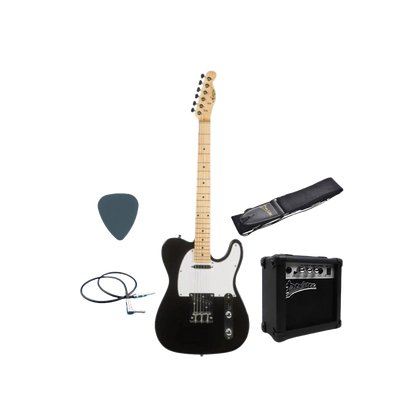 aiersi tele telecaster bundle electric guitar amp amplifier strap pick picks jackcable cable shop store beirut lebanon