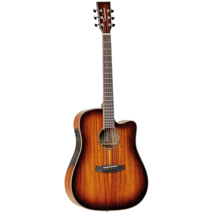 tanglewood cutaway dreadnought electro acoustic guitar koa shop store beirut lebanon