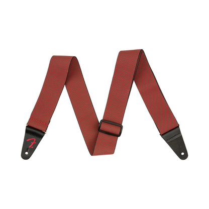 Fender 0990662022 Limited Edition WeighLess™ Festive Tweed Strap, Green and Red, 2"