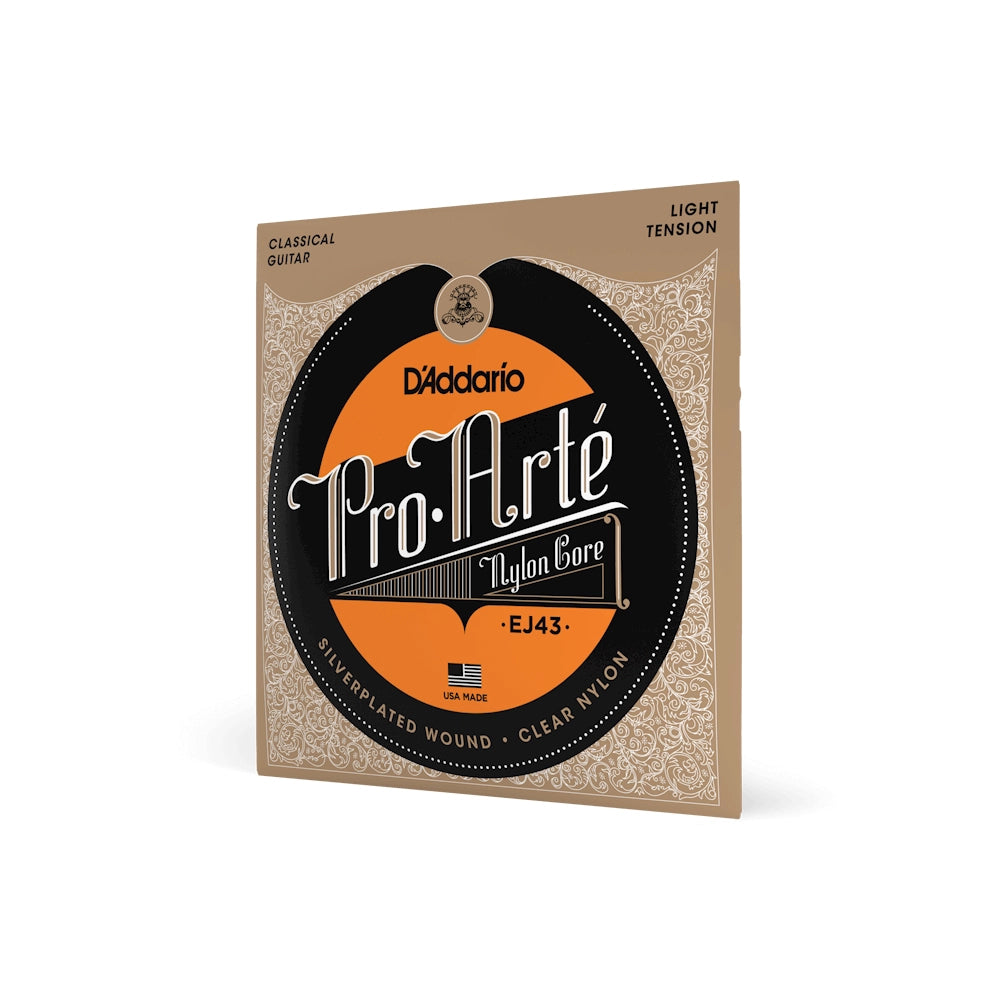 D'Addario Light Tension Nylon Classical Guitar Strings EJ43