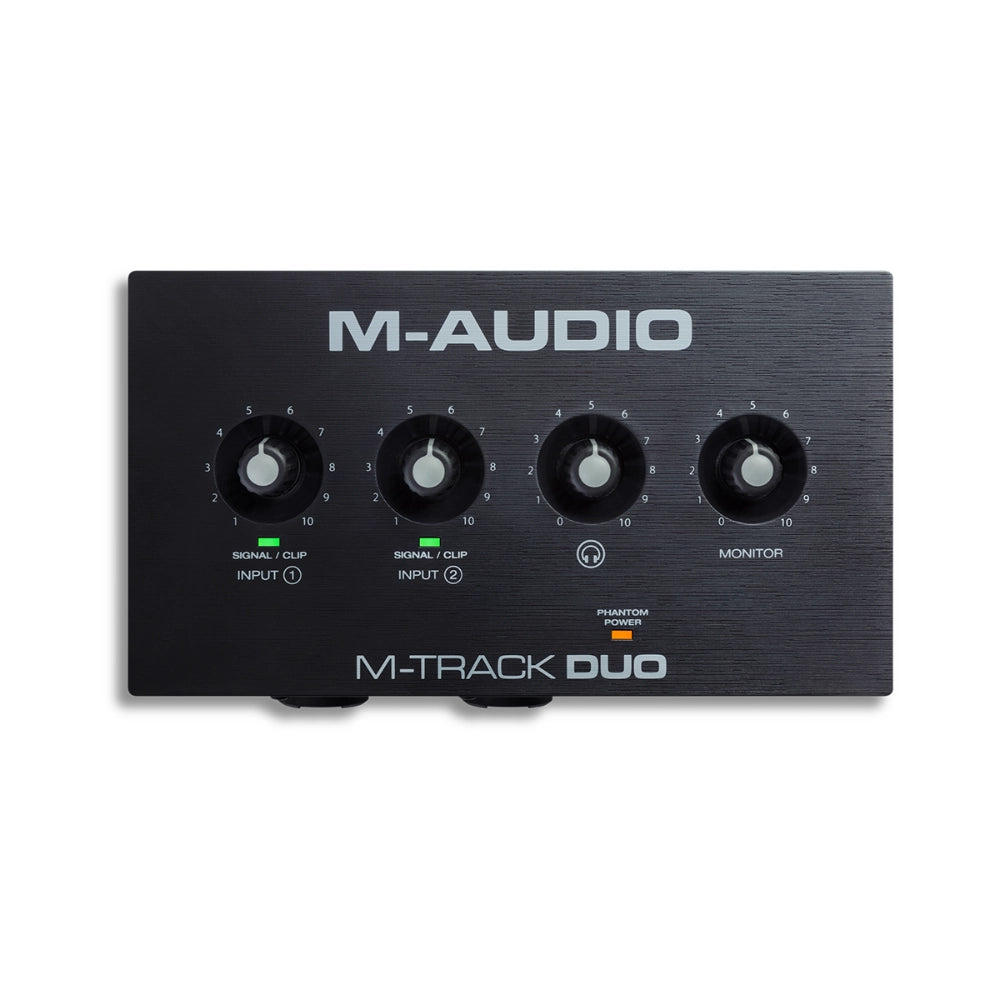 M-Audio M-Track Duo 2-channel USB Audio Interface with 2 Combo Inputs