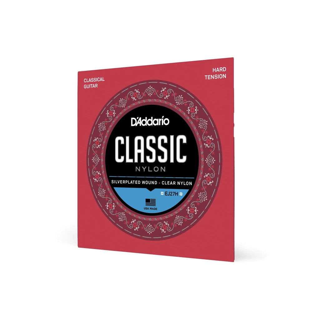 D'Addario Hard Tension Nylon Student Classical Strings EJ27H